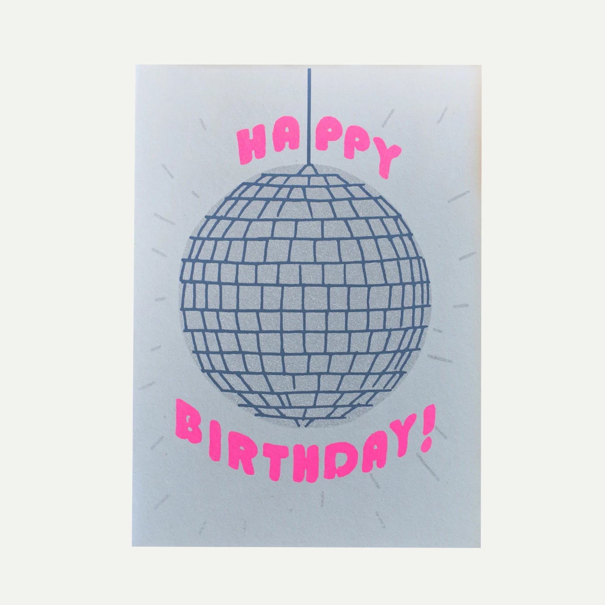 Alphabet Studios Birthday Disco Ball Greeting Card