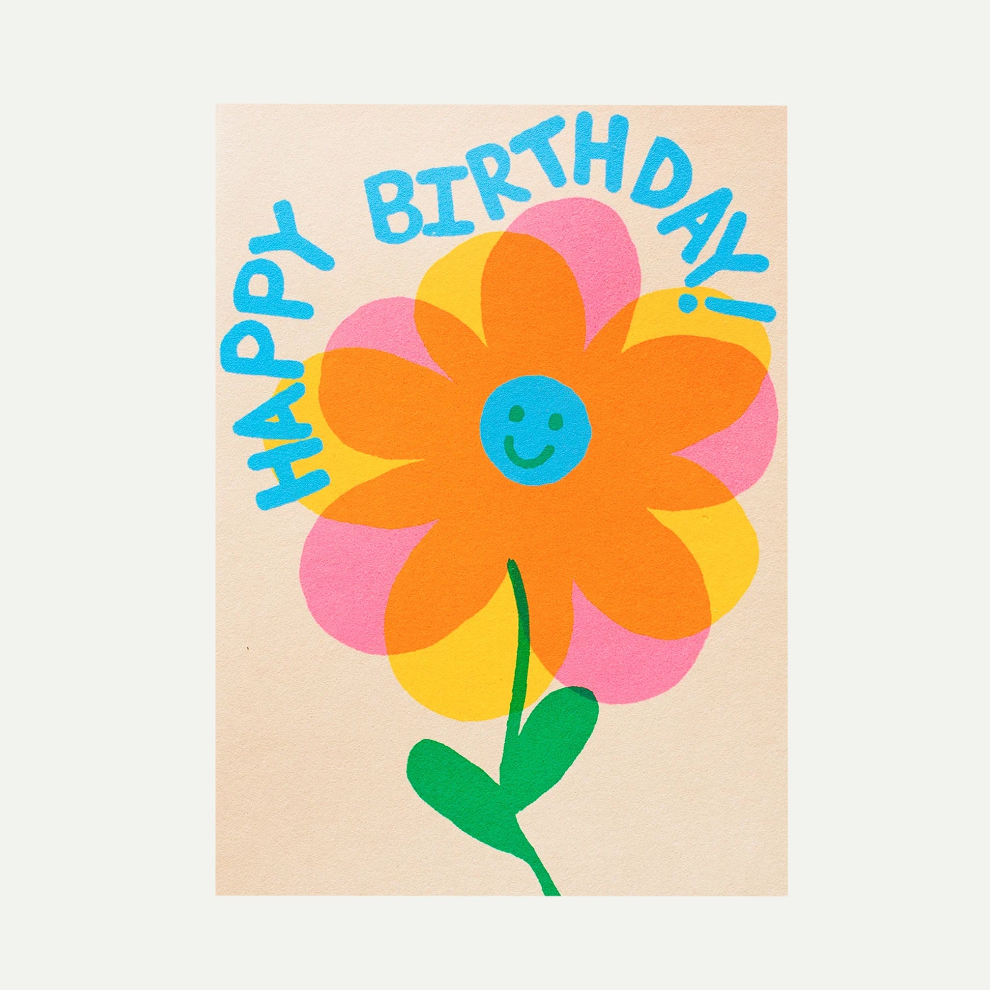 Alphabet Studios Birthday Flower Greeting Card