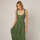 Green Petite Heather Mini Dress