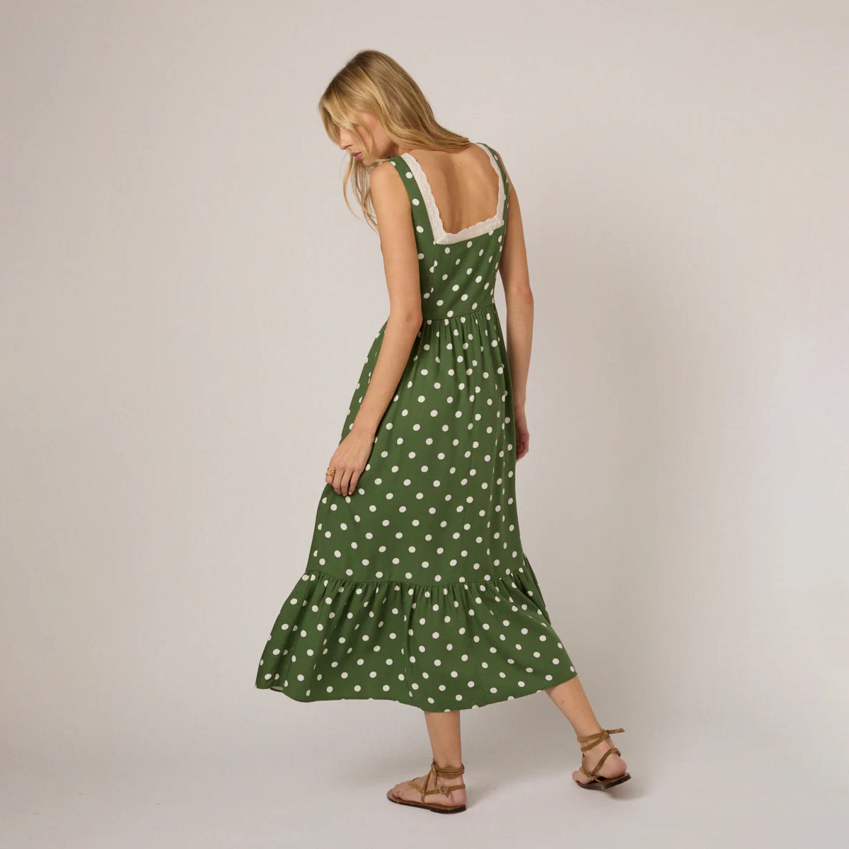 Green Petite Heather Mini Dress