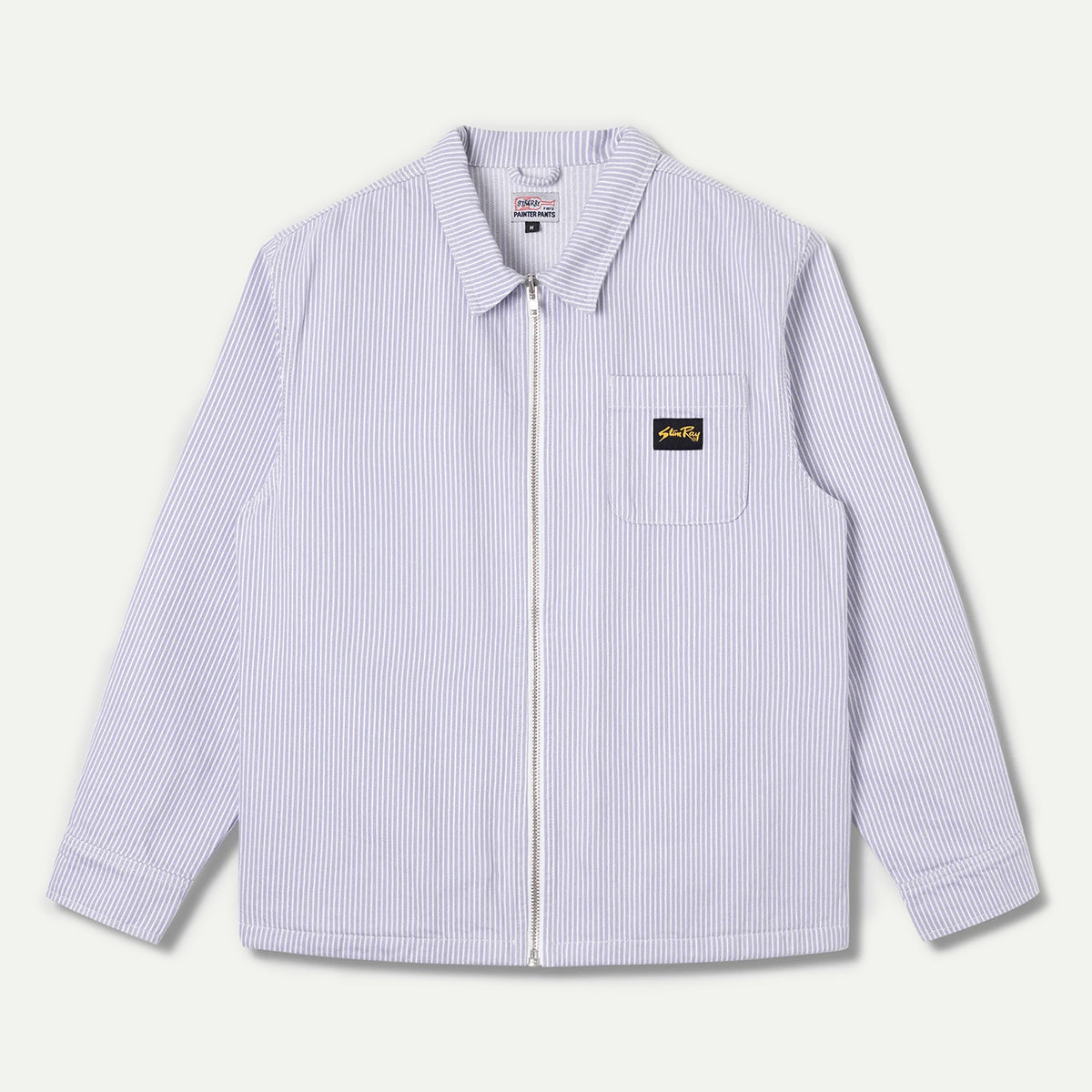 Cosmic Purple Hickory Zip Shirt