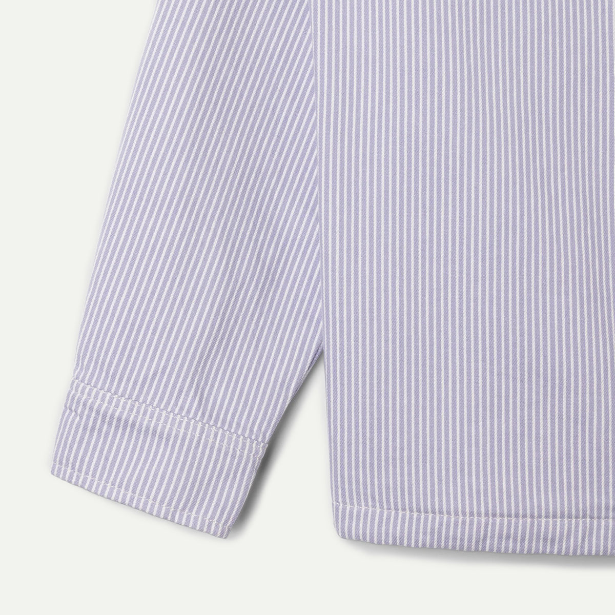 Cosmic Purple Hickory Zip Shirt