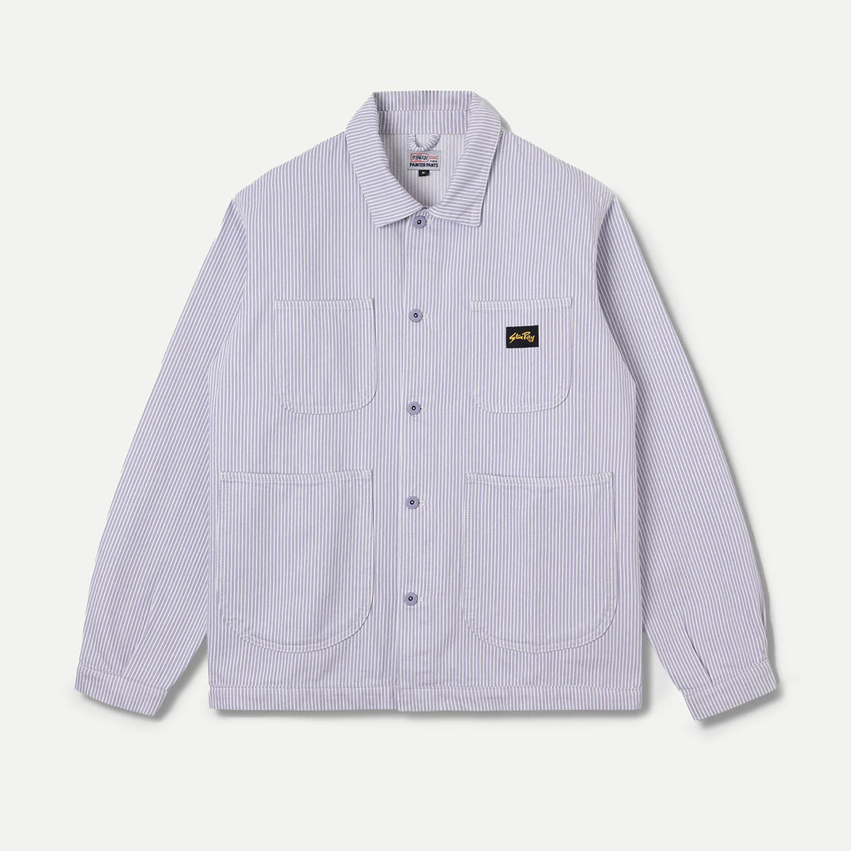 Cosmic Purple Hickory Zip Shirt