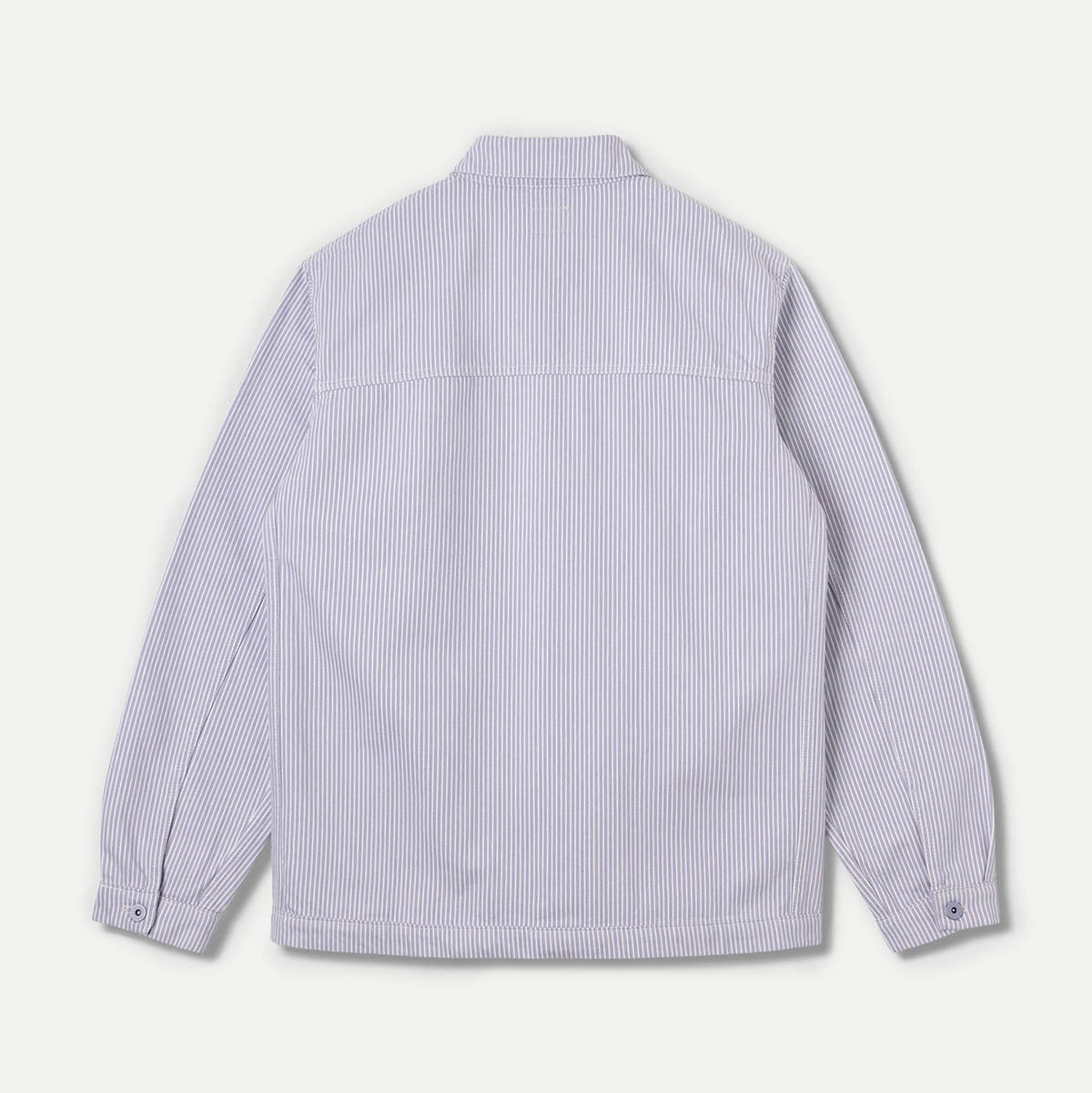 Cosmic Purple Hickory Zip Shirt