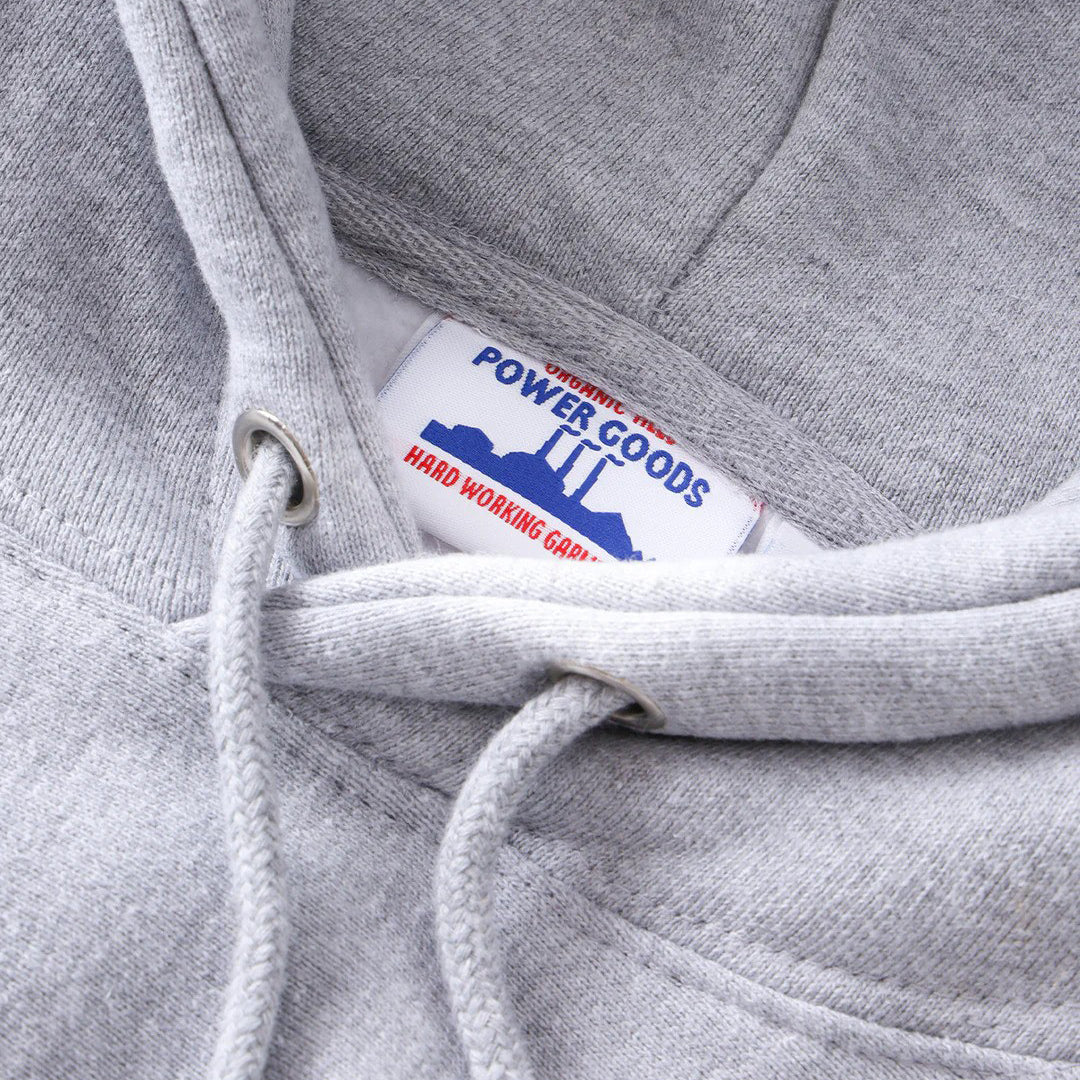 Power Goods Heather Grey Super Weight Hoodie
