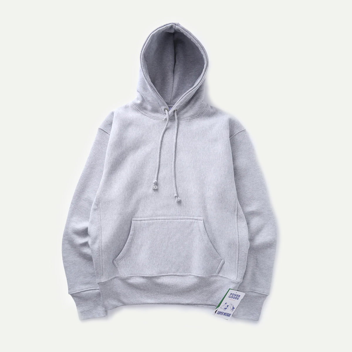 Power Goods Heather Grey Super Weight Hoodie