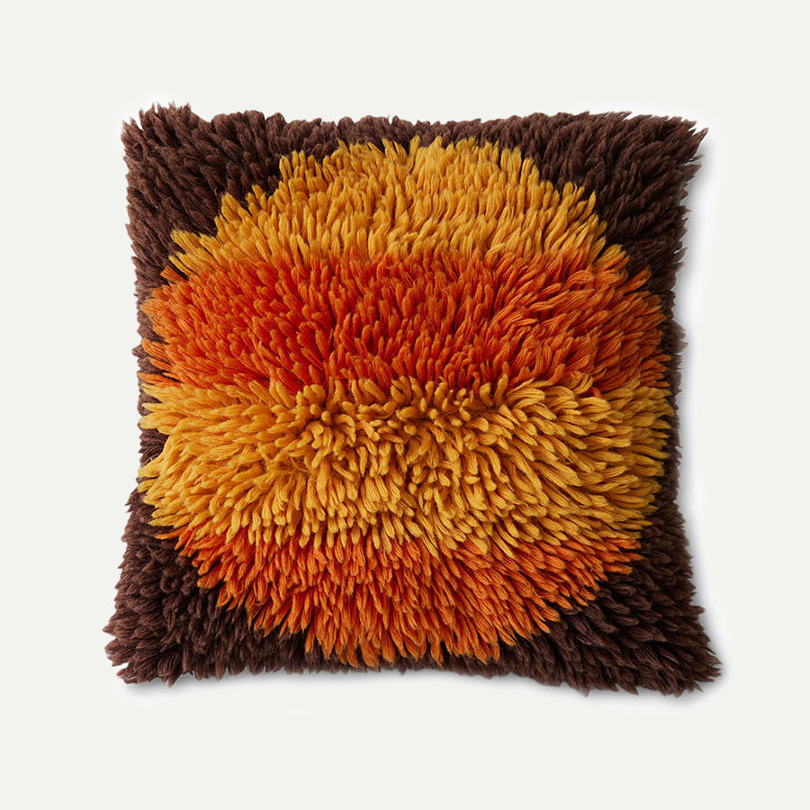 Horizon Striped Fluffy Cushion