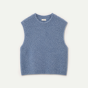indi & cold Ocean Blue Mohair Vest