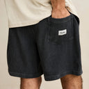 Dark Indigo Textured Wale Jam Short