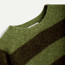Green Stripe Knit Jets Jumper