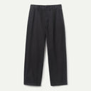 Dark Steel Jude Cotton Canvas Wide Leg Trouser