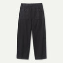 Dark Steel Jude Cotton Canvas Wide Leg Trouser