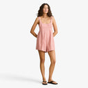Pink Kirra Check Romper