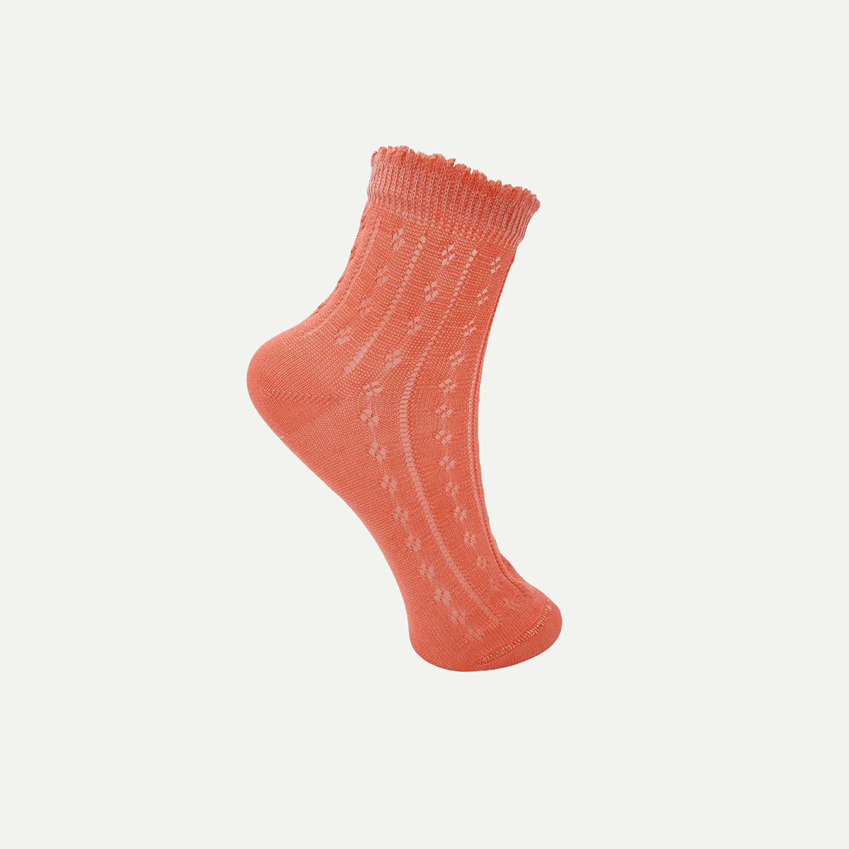 Black Colour Coral Kissa Socks