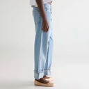 Blue Bleach Denim N.46 Wide Jeans