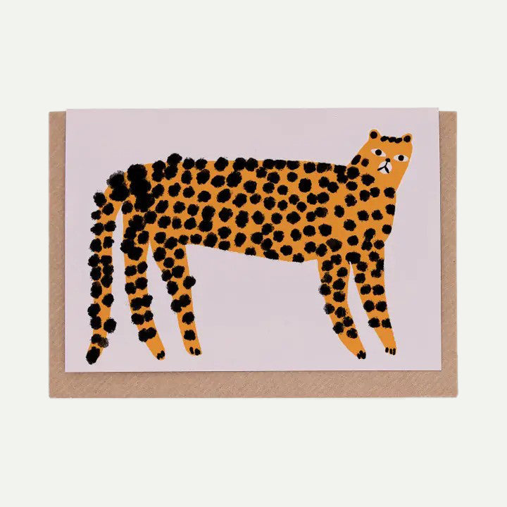 Leopard Greeting Card