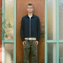 Navy Loft Zip Shirt