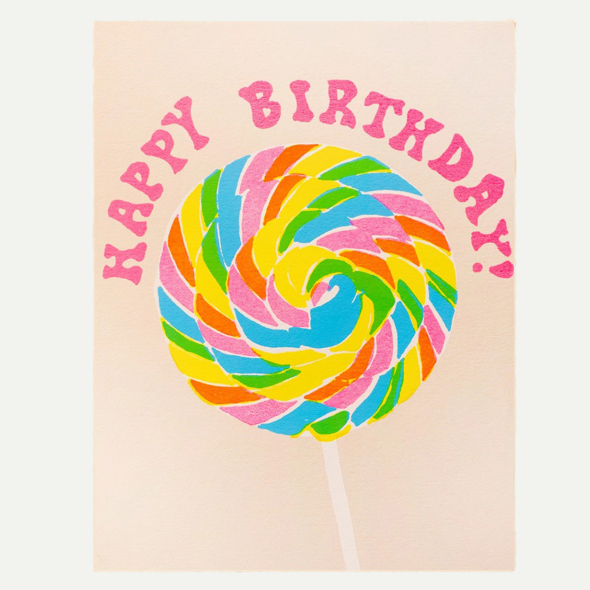 Birthday Lollipop Greeting Card