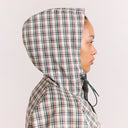 Elderberry Check Liu Raincoat