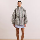 Elderberry Check Liu Raincoat