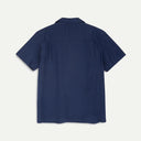 Blue Dye Tumbled Poplin Malick Shirt