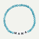 Blue Chalcedony Mama Bead Bracelet