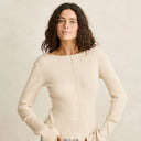 White Marble Essential Knit Top