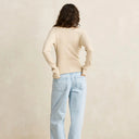 White Marble Essential Knit Top