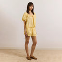 Butter Maura Lace Trim Top