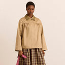 Stone Lace Mini Mercedes Reversible Coat