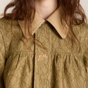 Stone Lace Mini Mercedes Reversible Coat