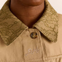Stone Lace Mini Mercedes Reversible Coat