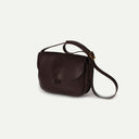 Chocolate Midi Orbed Tab Bag