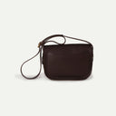 Chocolate Midi Orbed Tab Bag
