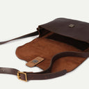 Chocolate Midi Orbed Tab Bag