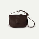 Chocolate Midi Orbed Tab Bag