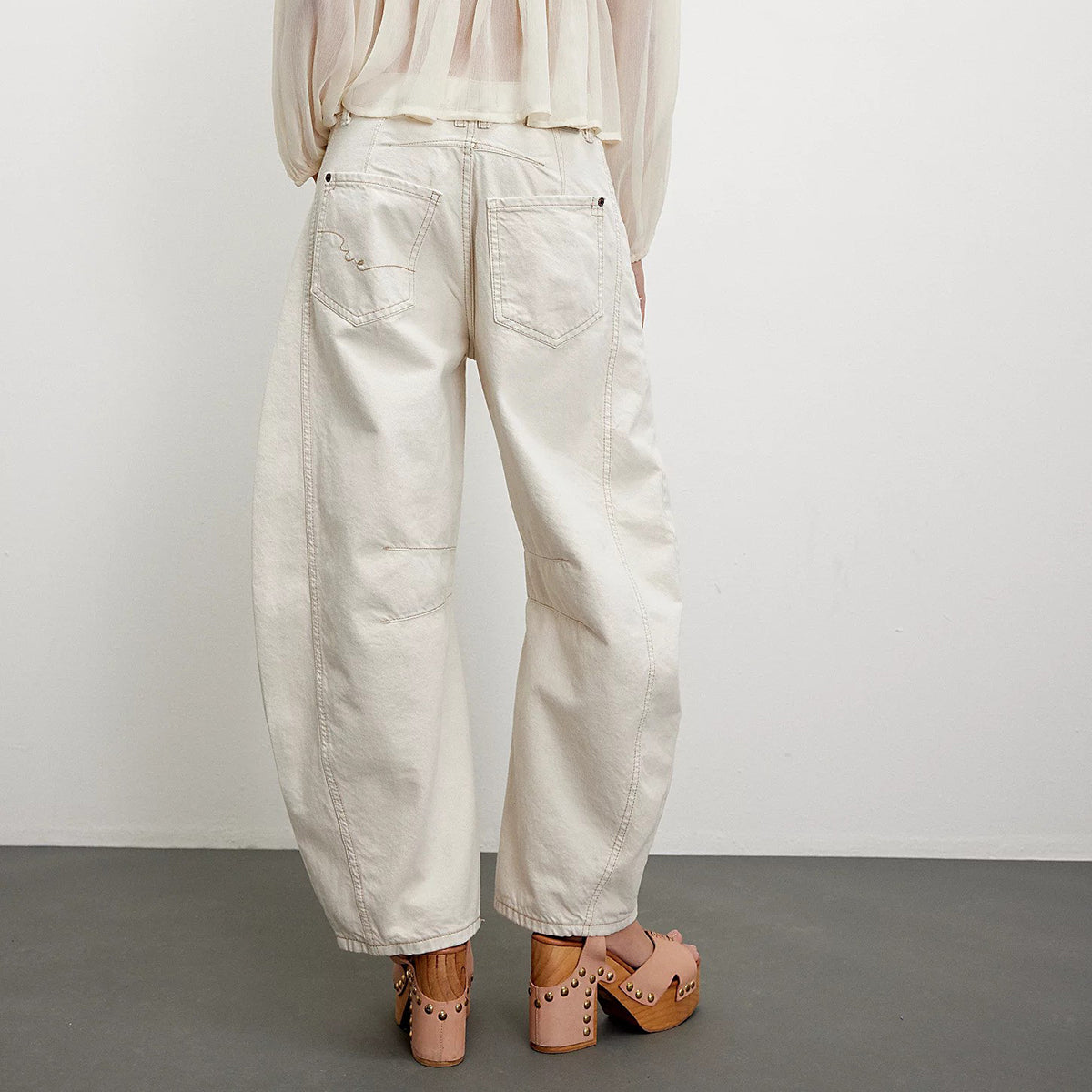 Milk Good Luck Barrel Jean
