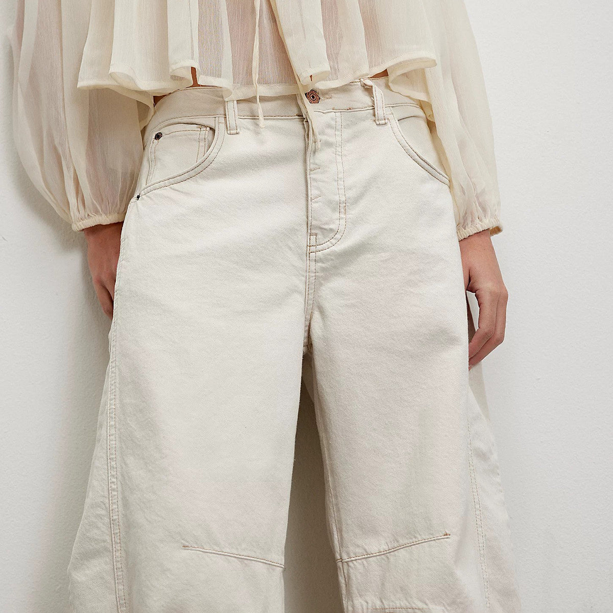 Milk Good Luck Barrel Jean