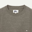 Olive Minimalist Embroidered Short Sleeve T-Shirt