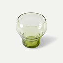 Mint Green 70s Glassware Bulb Glasses