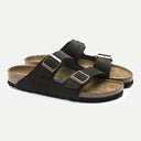 Mocca Suede Leather Arizona Sandals