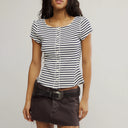 Black/White Stripe Most Wanted Stripe Cardi