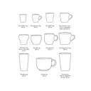 Artistic 70s Ceramics Coffee Mugs (Set of 4)
