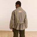 Navy Gingham Myrtle Trench Coat