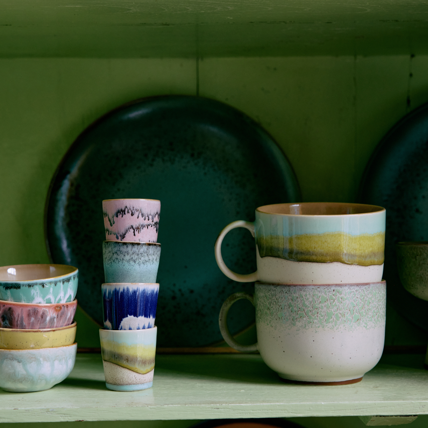 70's Ceramics Neo Tea Cups (Set of 2)