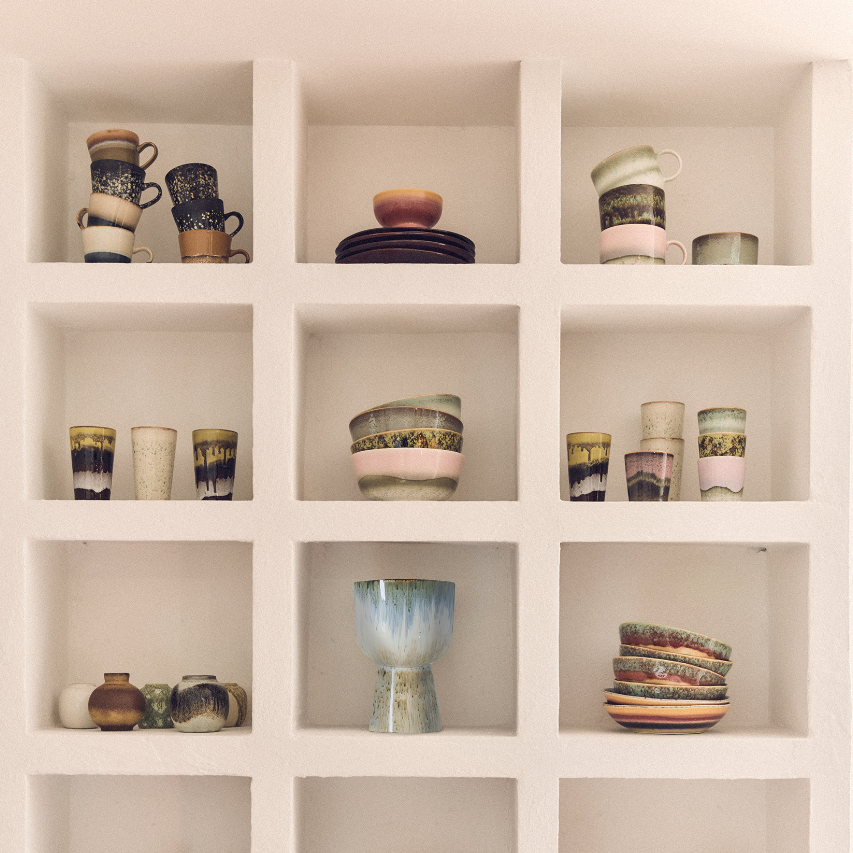 70's Ceramics Nova Tea Cups (Set of 2)