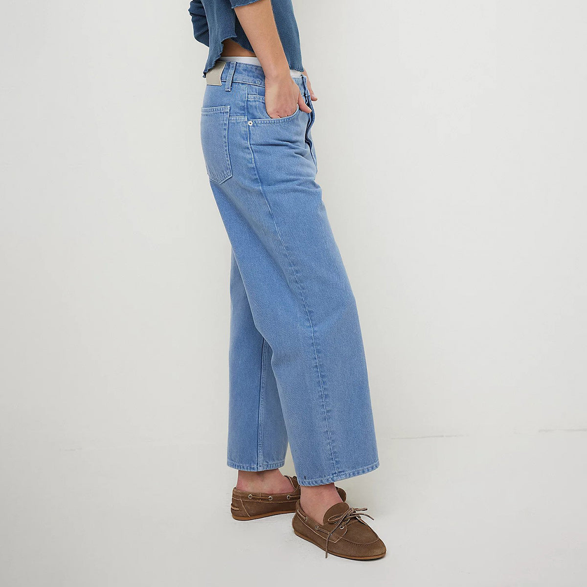 Ocean Trance Dropped Boyfriend Jean