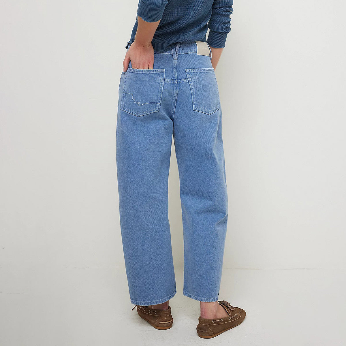 Ocean Trance Dropped Boyfriend Jean