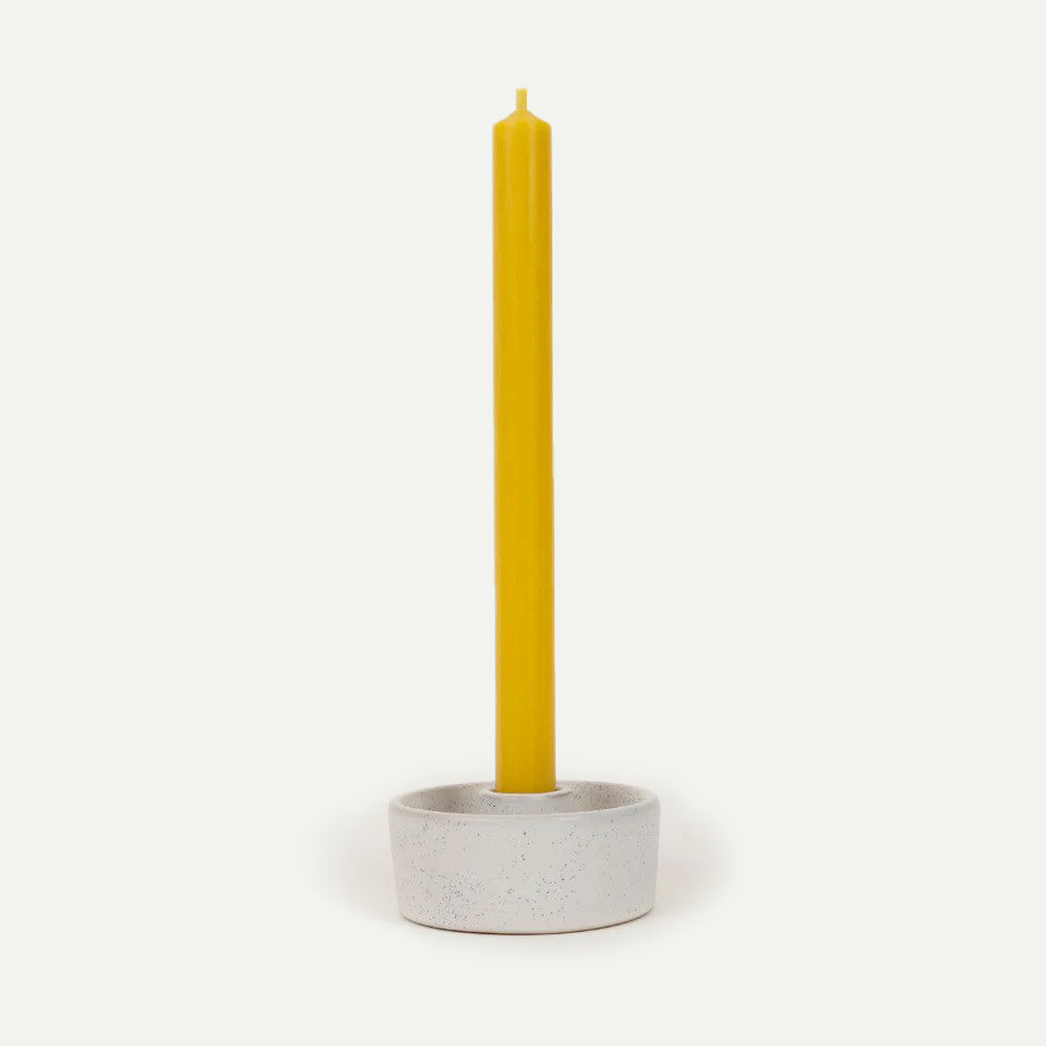 10" Ochre Dinner Candle