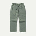 Olive Herringbone Pigment Dye Chef Pants